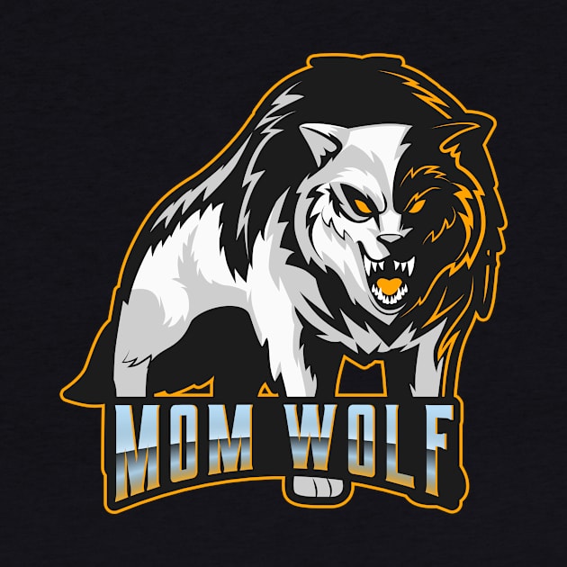 Mom Wolf by Wise Inks